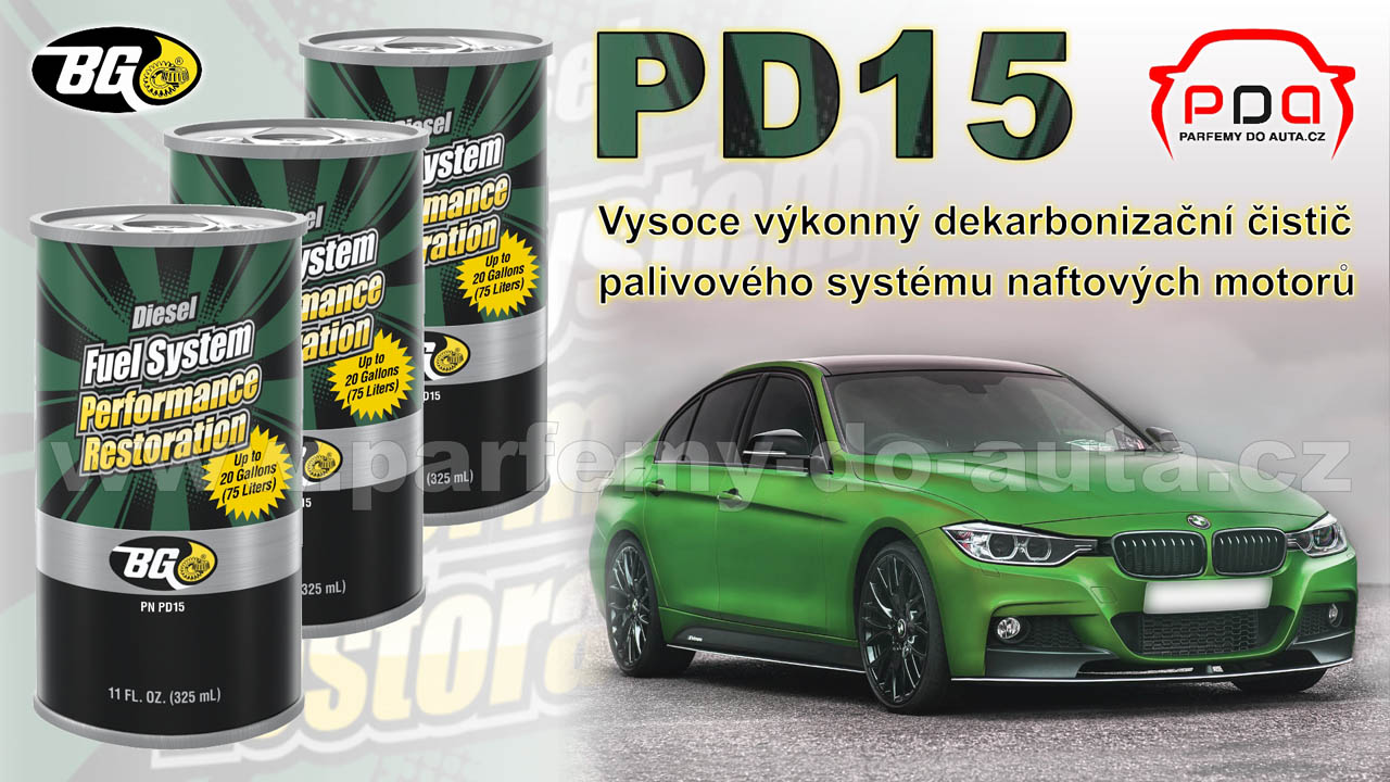 BG PD15 aditivum pro dekarbonizace naftových a dieselových motorů 1280